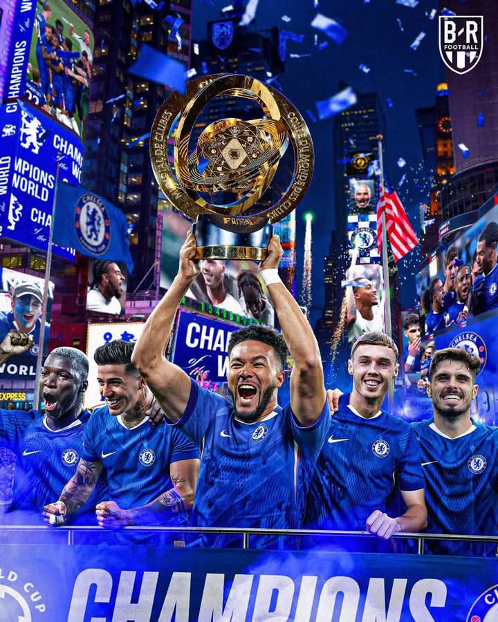 JAMES AND PALMER  PERPLEXED TO SEE USA PRESIDENT DONALD TRUMP, JOIN CHELSEA TEAM, TO CELEBRATE FIFA CLUB WORLD CUP TROPHY