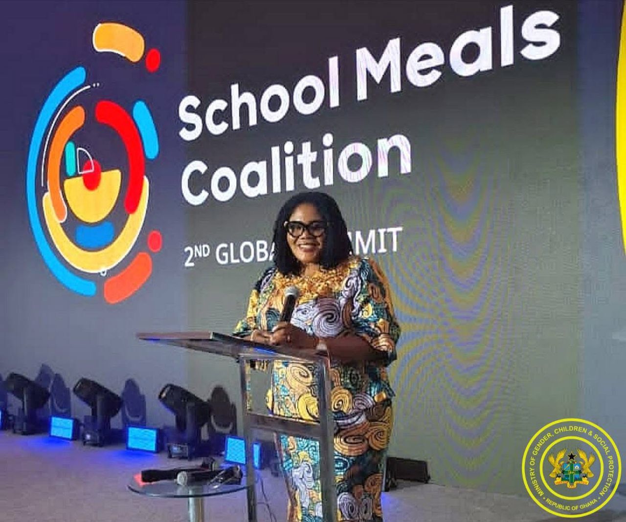 HON. DR. AGNES NAA MOMO LARTEY LEADS GHANA’S DELEGATION TO BRAZIL FOR 2ND GLOBAL SUMMIT ON SCHOOL MEALS COALITION