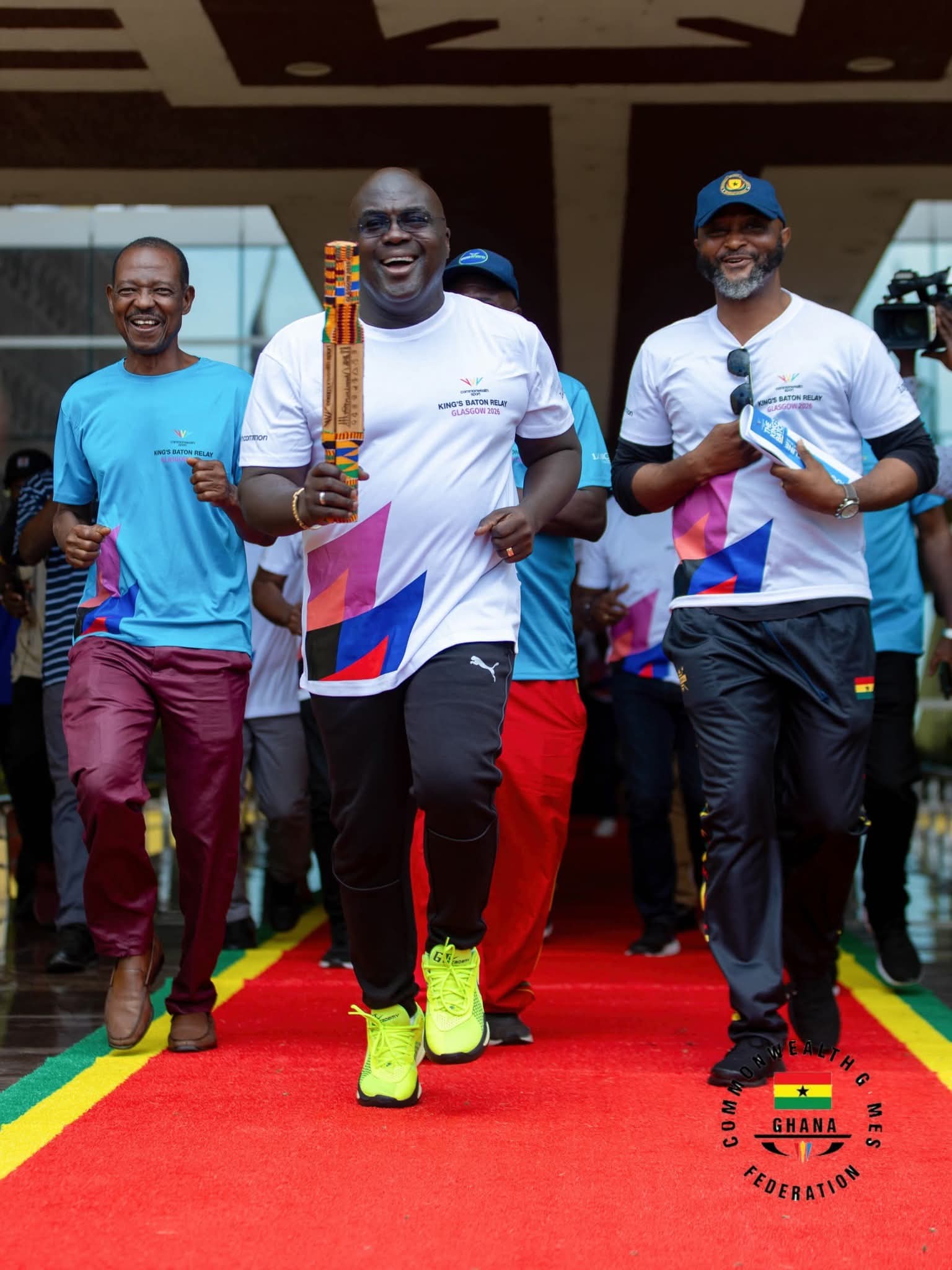 EXCITEMENT GALORE AS BRITISH HIGH COMMISSIONER TO GHANA JOINS CHIEF OF STAFF TO UNVEIL KING’S BATON RELAY