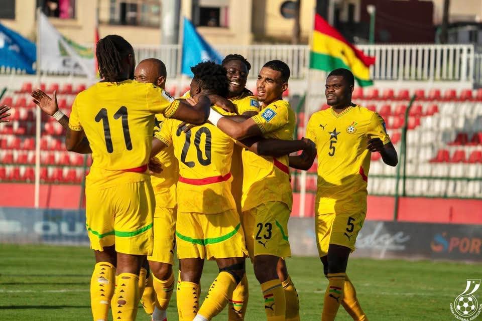 GHANA  SHOWS CLASS IN WORLD CUP QUALIFIERS WITH A 5-0 SCORELINE AGAINST C.A.R